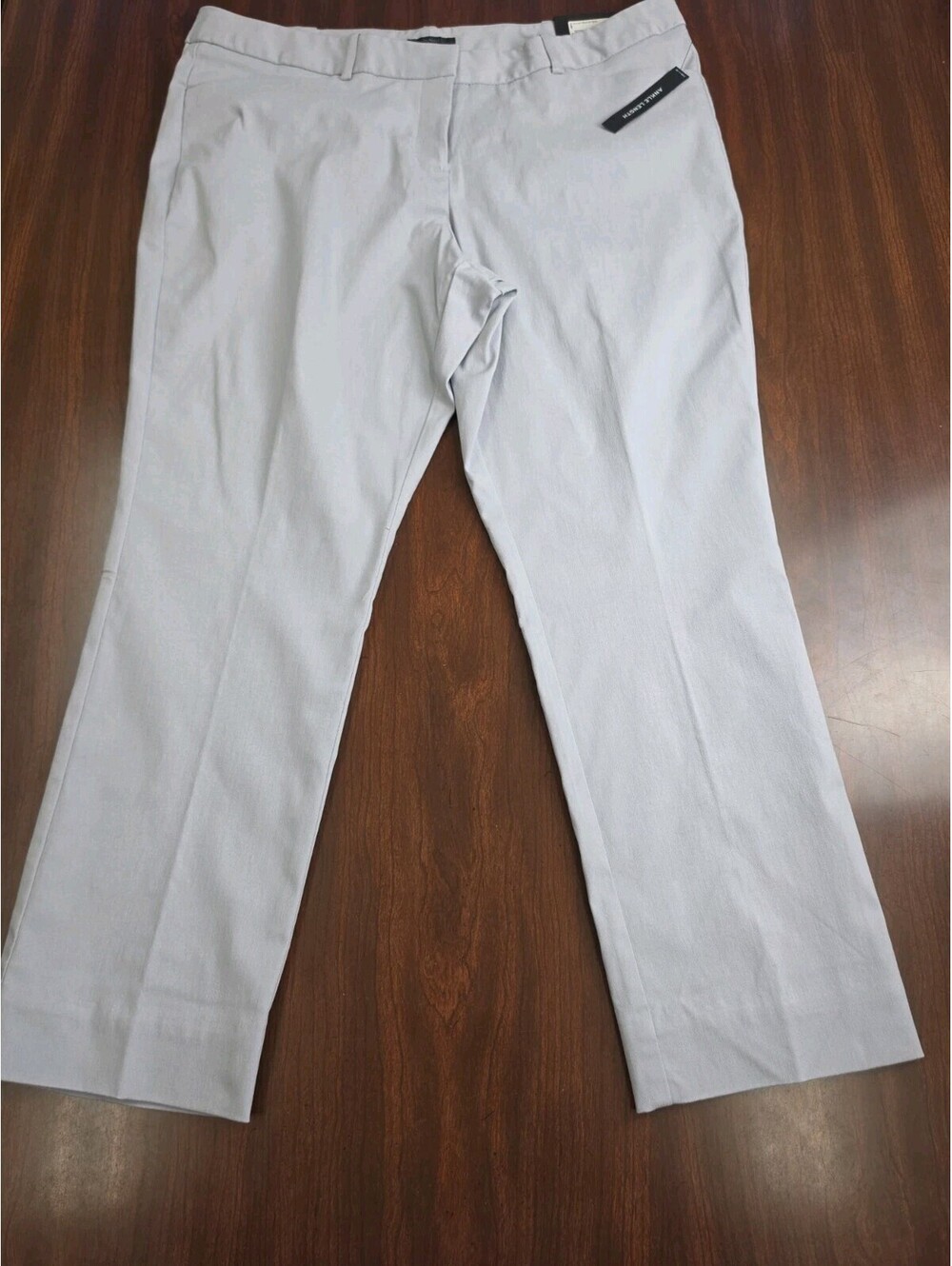 NWT Worthington Slim Fit Ankle Length Pants Size 12P Blue Gray Business Casual